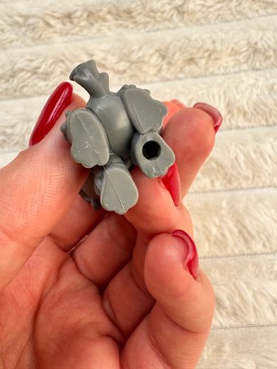 Hasbro Grey Schnauzer Littlest Pet Shop Dog 1393 approx. 5 cm. Used Please see photos