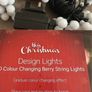Christmas berry Design Lights changing colour multicoloured 80 bulbs Image 7