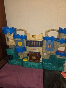 Vintage Fisher Price Fold and Carry Castle Playset