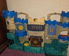 Vintage Fisher Price Fold and Carry Castle Playset