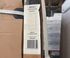 Wetroom front/end panel 900 Sonas