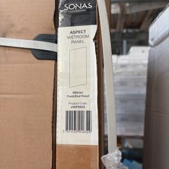 Wetroom front/end panel 900 Sonas
