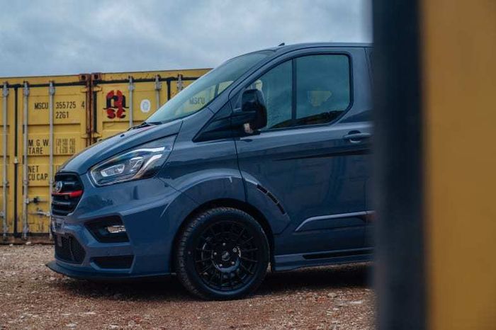 18 20" Inch MS Alloy wheels Ford Transit Custom Van centre bore 65.1 5x160 Black