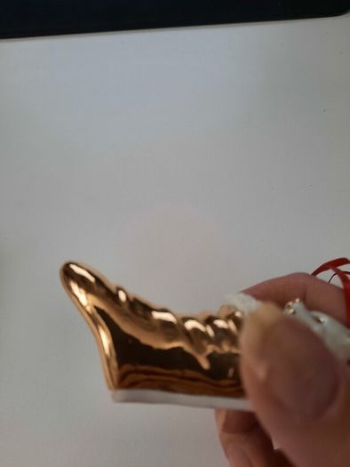 Vintage Irish Dresden Christmas Ornament