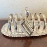 Vintage Queen Anne Silver Plated Toast Rack. Unused with Original Tag Image 3