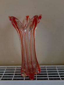 vintage murano glass vase