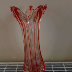 vintage murano glass vase
