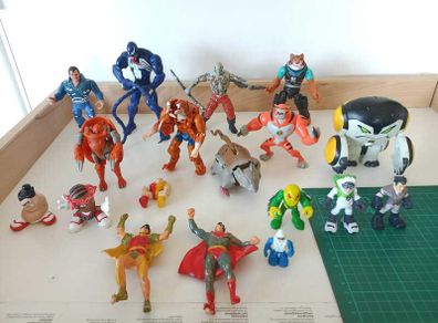 Action Figures Bundle Mixed Characters (Marvel / DC / Vintage)