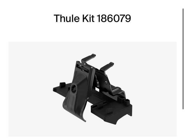 Thule kit 186079 (Ford focus 2019-) flush roof rail