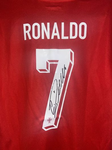 Signed Cristiano Ronaldo Portugal 2024 Home Jersey - New with COA
