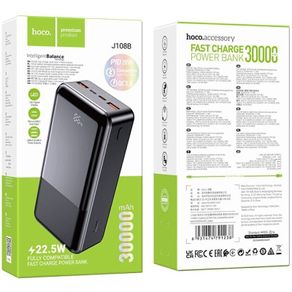 hoco J108B Universe 22.5W Fully Compatible Power Bank 30000mAh