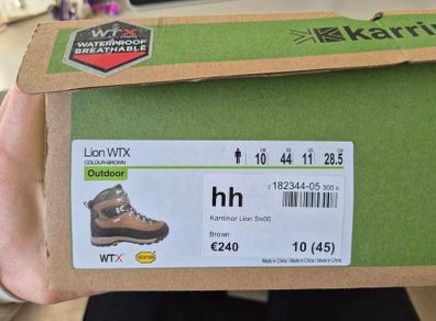 Karrimor Hiking Boots - Size 10