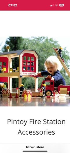 Pintoy Wooden Firestation