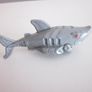 Fisher Price Mattel Shark 9cm Toy Figure Robo Silver Shark 2012 Image 3