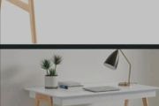 Brand New Home Comforts Desk - Matt White / Wood Legs (Unopened)