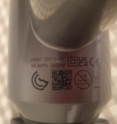 DYSON Supersonic HD07 Hair Dryer Only