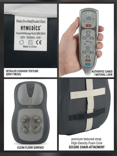 QUICK SALE (Moving out): HoMedics Shiatsu Back & Shoulder Massager with Heat (SBM-500HA) - Dublin 13