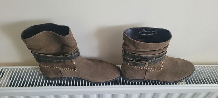 Suede ankle boots