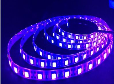 UV Led Strip Light, SMD5050 Waterproof UV Blacklights Ultraviolet Light with Check Sterilization Function For DJ Bar Club Party Decoration