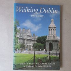 Walking Dublin By Pat Liddy, Signed Book