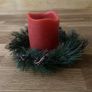christmas candle surround or mini wreath Image 3