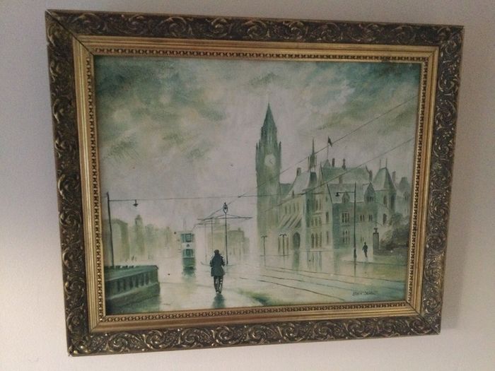 Art - Vintage Oil on Board ( Steven Scholes)