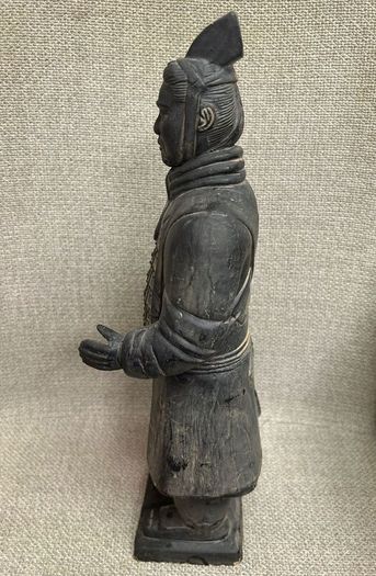 16 Inch Chinese Terracotta Civil General Warrior by China Furniture and Arts