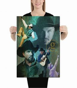Garth Brooks Wall Art Poster Collage A2 Size