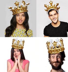Inflatable Party Crown