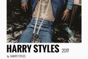 Harry Styles - Blue - Rare Mini Print/Poster