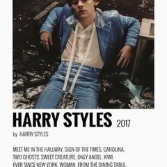 Harry Styles - Blue - Rare Mini Print/Poster