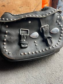 Harley Davidson saddle bag .pure leather