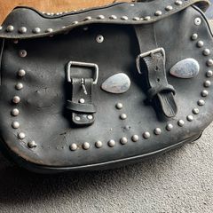 Harley Davidson saddle bag .pure leather