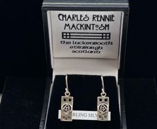 Sterling Silver Charles Rennie Mackintosh Earrings