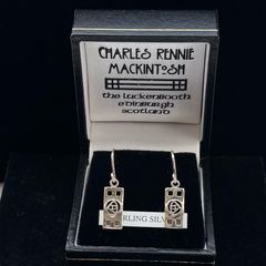 Sterling Silver Charles Rennie Mackintosh Earrings