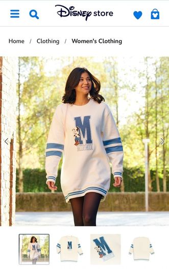 Sweatshirt Dress Disney Women