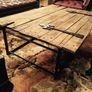 Charming antique look coffe table. Image 3