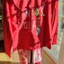 Great Embellished Dunnes Girls Christmas Pajamas Age 10 to 11 Yrs Image 3