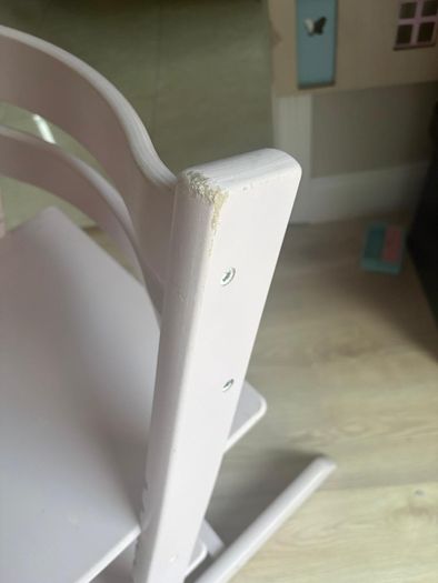 pink Tripp trappe stokke chair