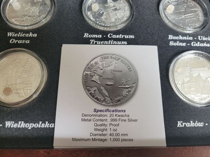 The salt routes silver coin set