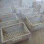 9 x Foldable storage crates 6 x small and 3x medium 6e for the lot Image 3
