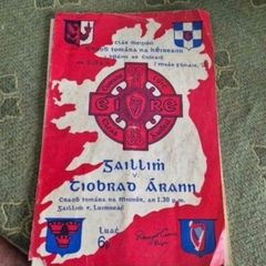 Rare Hurling Vintage Mid Century 1958 GAA ,Tipperary  v. Galway,senior hurling championship, all Ireland final programme
