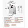 Commercial Electric Meat Grinder, 4.2 kg/min Capacity, #22 Industrial Meat Mincer with 2 Stainless Steel Blades, 2 Grinding Plates, 1100W Heavy-Duty Sausage Maker, for Kitchen, Restaurant Image 3