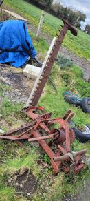 Plough and side mower.