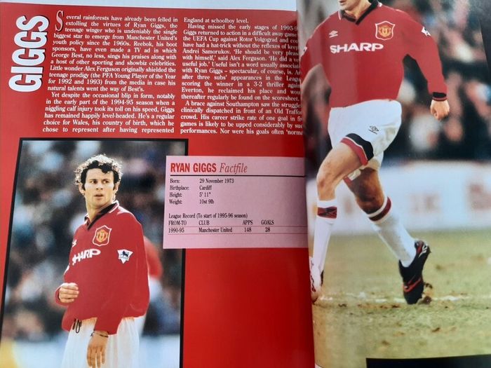 man United vintage book1996
