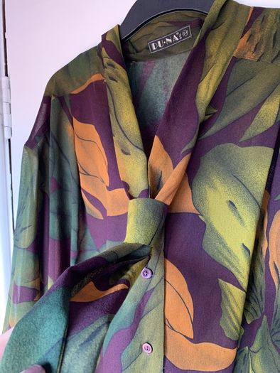 Semi sheer vintage blouse