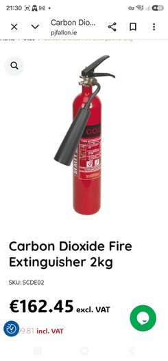 Fire Extingusher Carbon Dioxide