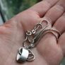 Sterling Silver 925  Necklace and Pendant 6,3g - L16" Image 3