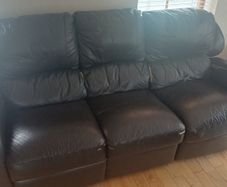 3 + 2 leather recliner sofas