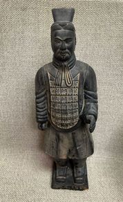 16 Inch Chinese Terracotta Civil General Warrior by China Furniture and Arts